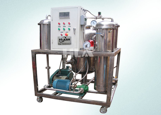Sistema portátil de la purificación de aceite del deshidratador del vacío con el sistema de control del PLC