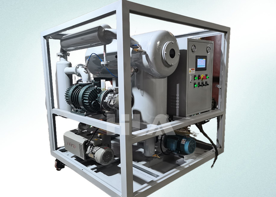 1800-18000 L/h Sistema de filtración de aceite de transformador totalmente automático de flujo PLC para una purificación óptima