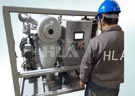 Máquina de filtro de aceite de transformador de tres etapas con control totalmente automático PLC