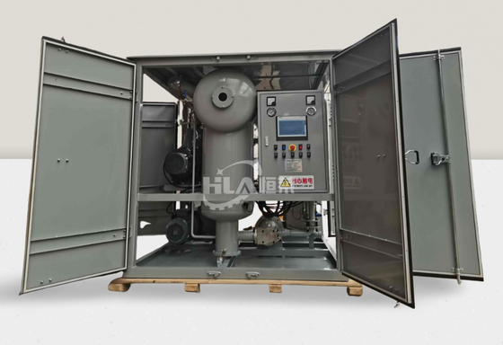 Máquina de purificación de aceite de transformador con método de purificación por calentamiento al vacío y contenido de agua ≤ 3 ppm