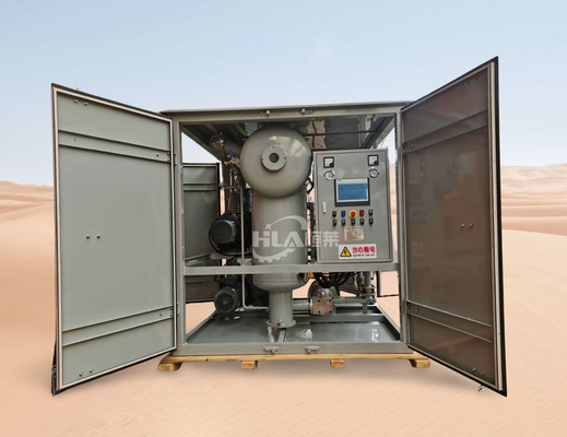 Máquina de purificación de aceite de transformador con coeficiente de impermeabilización IP65 con potencia de calefacción de 48 kW