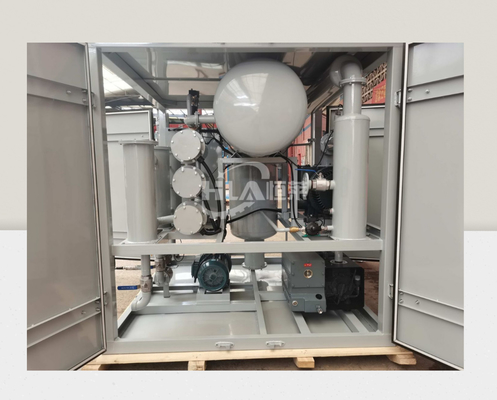 Máquina de limpieza de aceite de potencia de calefacción de 48 kW para limpieza efectiva de aceite a una presión de 0,04 MPa