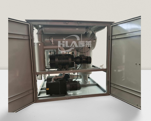 Máquina de limpieza de aceite de potencia de calefacción de 48 kW para limpieza efectiva de aceite a una presión de 0,04 MPa