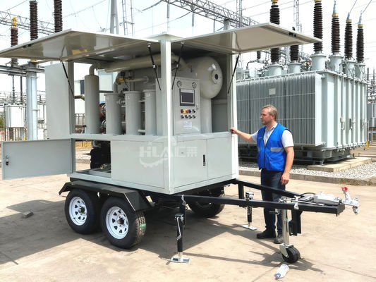 ≤ 0,4 Mpa Purificador de aceite móvil para trabajo pesado Rango de temperatura 20-80C Modo automático de operación manual
