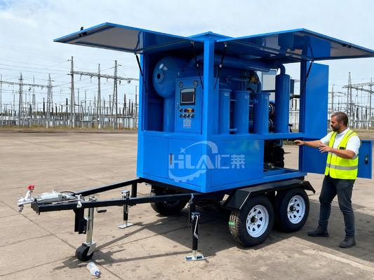 Equipo compacto y duradero del purificador de aceite móvil ≤0.4 Mpa Nivel de vacío -0.06～-0.099 Mpa