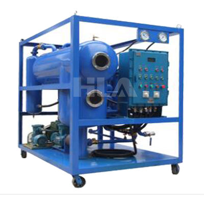 Equipo compacto y duradero del purificador de aceite móvil ≤0.4 Mpa Nivel de vacío -0.06～-0.099 Mpa