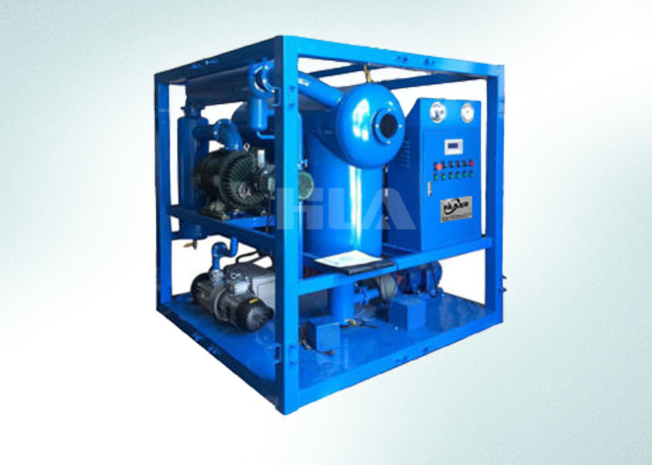 Operación constante del transformador del aceite de la máquina automática azul del tratamiento