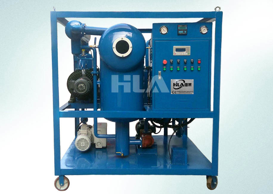 Máquina eléctrica de alto voltaje del purificador de aceite del transformador horizontal en la línea trabajo