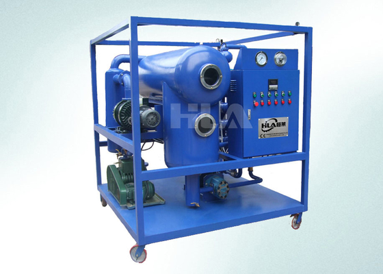 Máquina del purificador de aceite del transformador del alto vacío con el panel del control automático