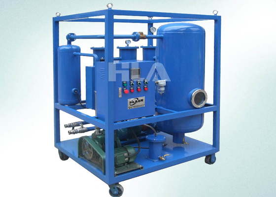 Máquina portátil de la filtración del aceite de la turbina de vapor del vacío para la construcción naval industrial