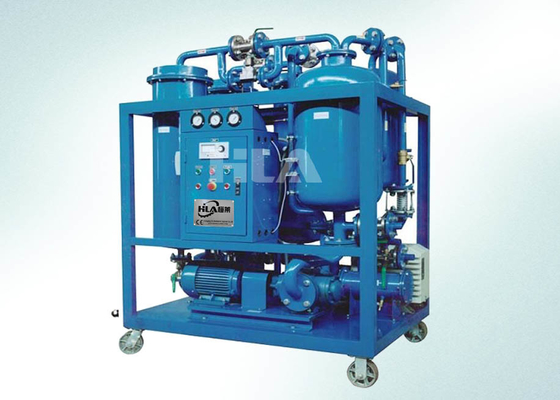 Máquina de la purificación de aceite de la turbina de la separación de la agregación para quitar el agua de la impureza