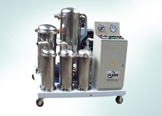 Purificador de aceite del vacío del acero inoxidable para el aceite resistente al fuego del éster del fosfato