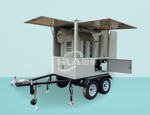 Máquina de purificación de aceite de transformador con método de purificación por calentamiento al vacío y contenido de agua ≤ 3 ppm