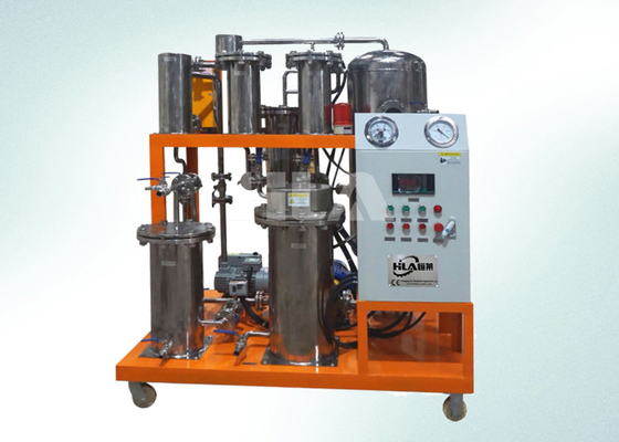 Máquina purificadora de aceite comestible con panel de control automático PLC para operación automática y manual, y según la solicitud del cliente