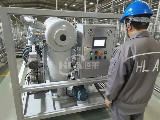Máquina de purificación de aceite de potencia de 50KW-150KW para alta tasa de flujo de 600-18000L/hora en aplicaciones industriales
